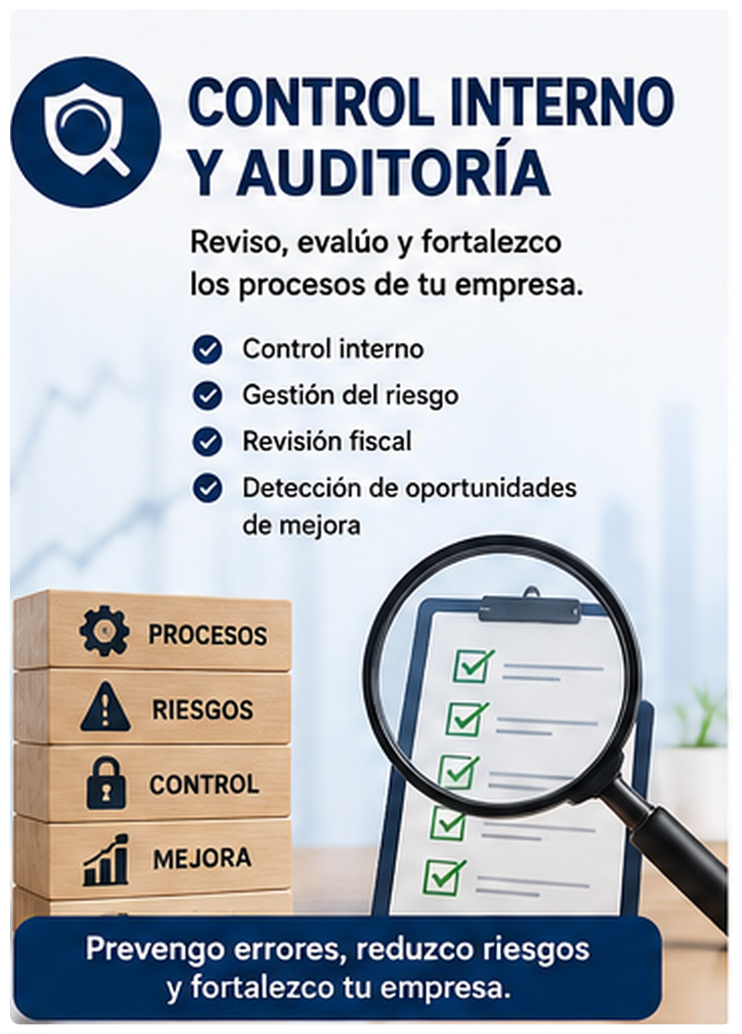 Consultora en Gestión empresarial con enfoque estratégico, ayudo a Pymes y emprendedores a crear soluciones en diferentes estrategias