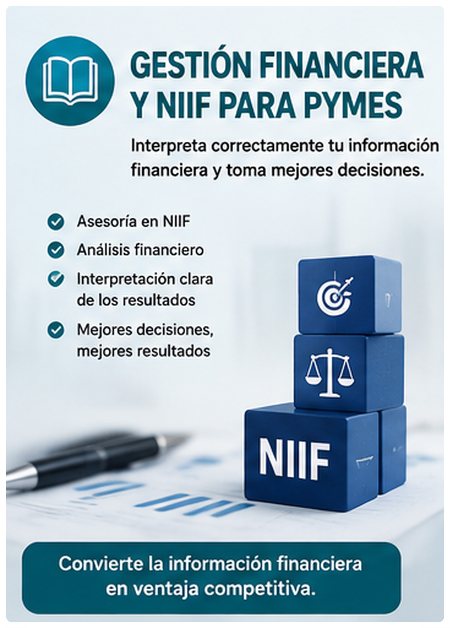 Consultora en Gestión empresarial con enfoque estratégico, ayudo a Pymes y emprendedores a crear soluciones en diferentes estrategias